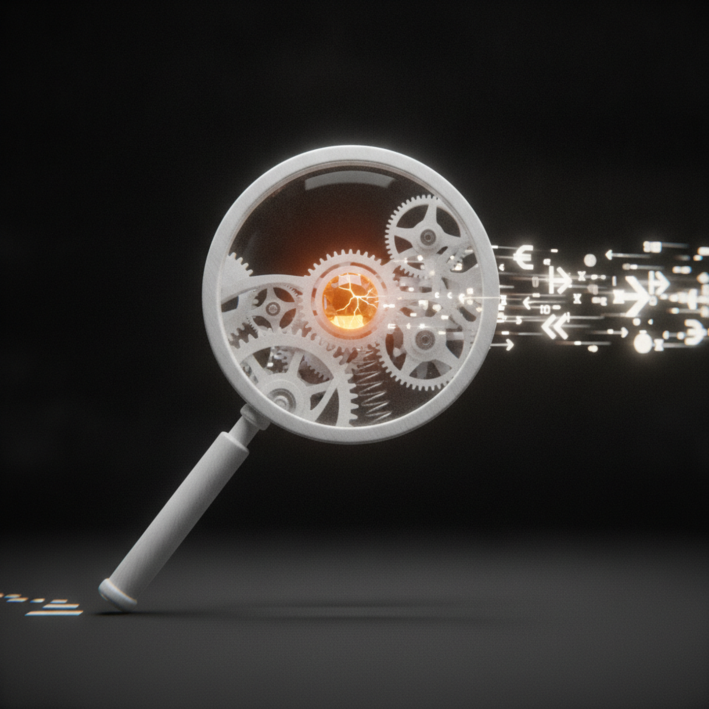 Illustrazione: Una lente d'ingrandimento focalizza su un ponte strutturale di orologeria meccanica, rivelando un singolo rubino con una sottile crepa, rappresentando un audit approfondito che…