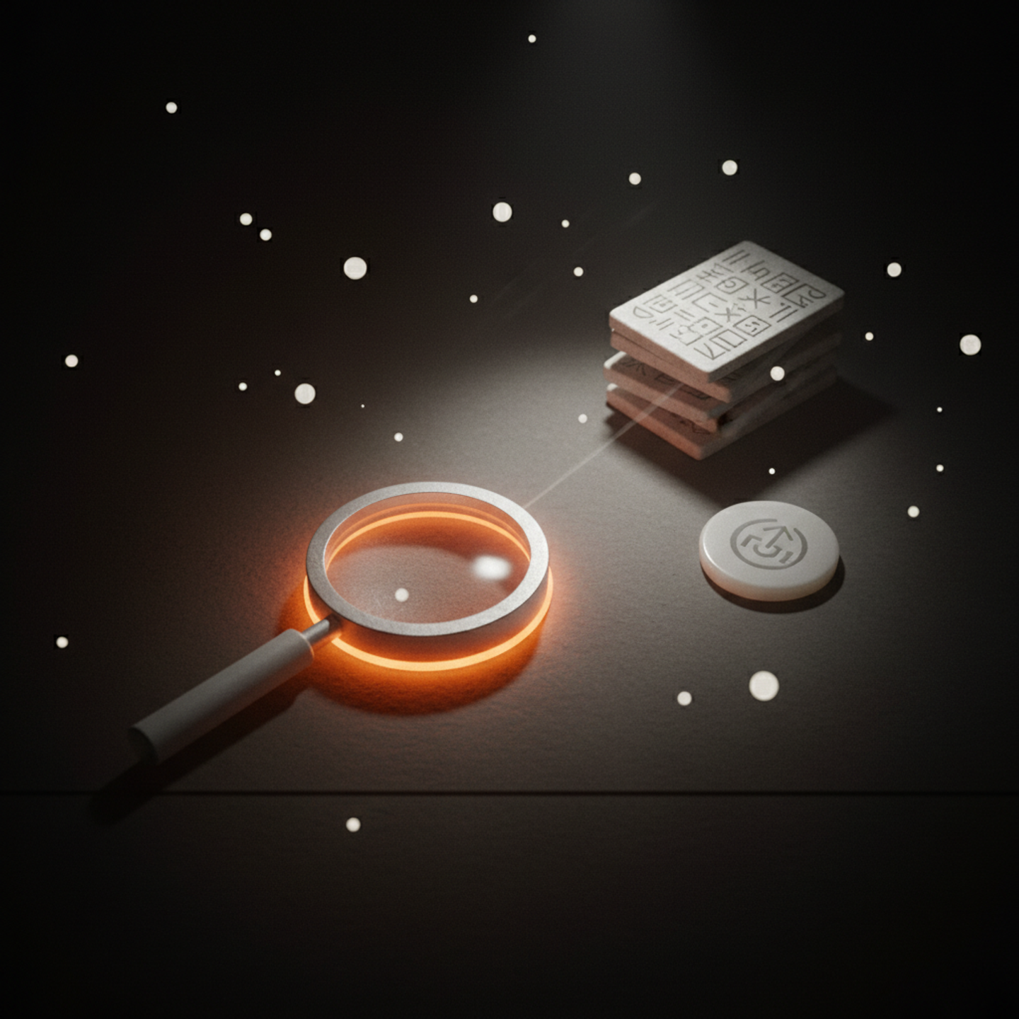 Illustrazione: Un intricato registro di note del CRM, come un codice cifrato su una pergamena antica, viene interpretato e illuminato da un LLM, trasformando testo non strutturato in insight azio